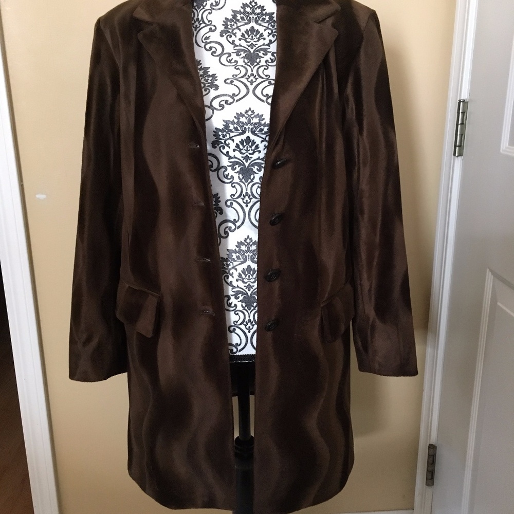 Soft R.Z.R Brown Coat Small - Picture 5 of 7